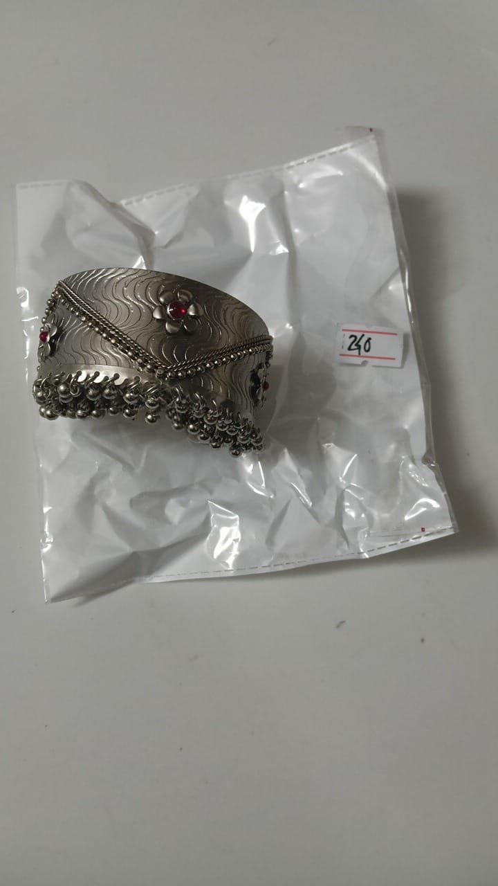 Oxidised Silver Kada