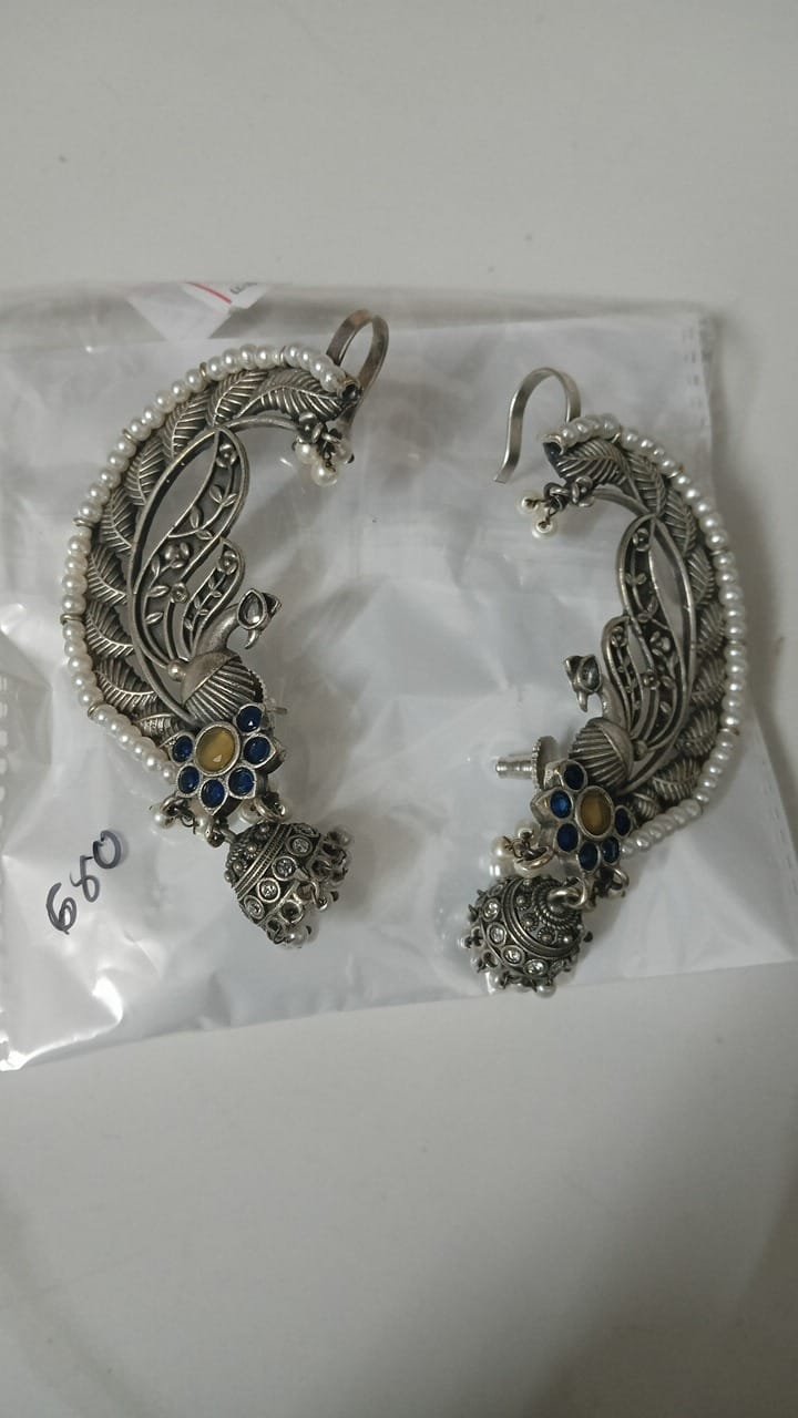 Oxidised Ear Cuff