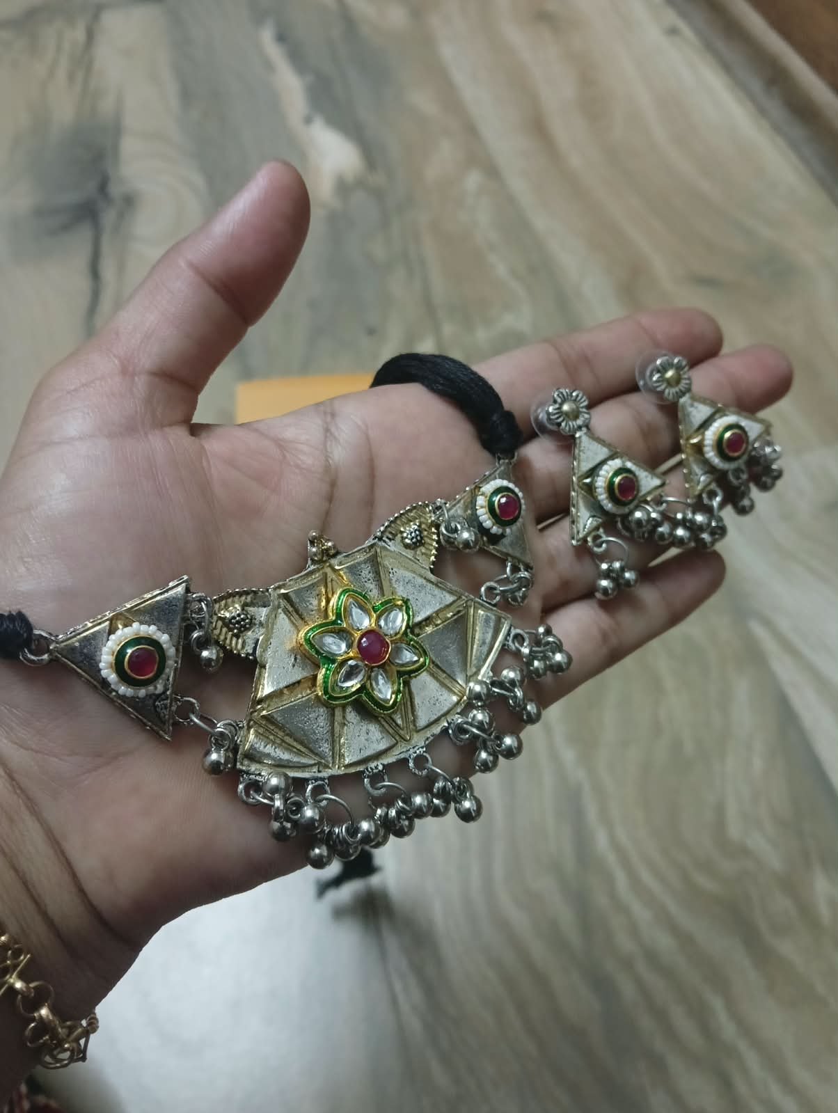 German Silver Short Necklace